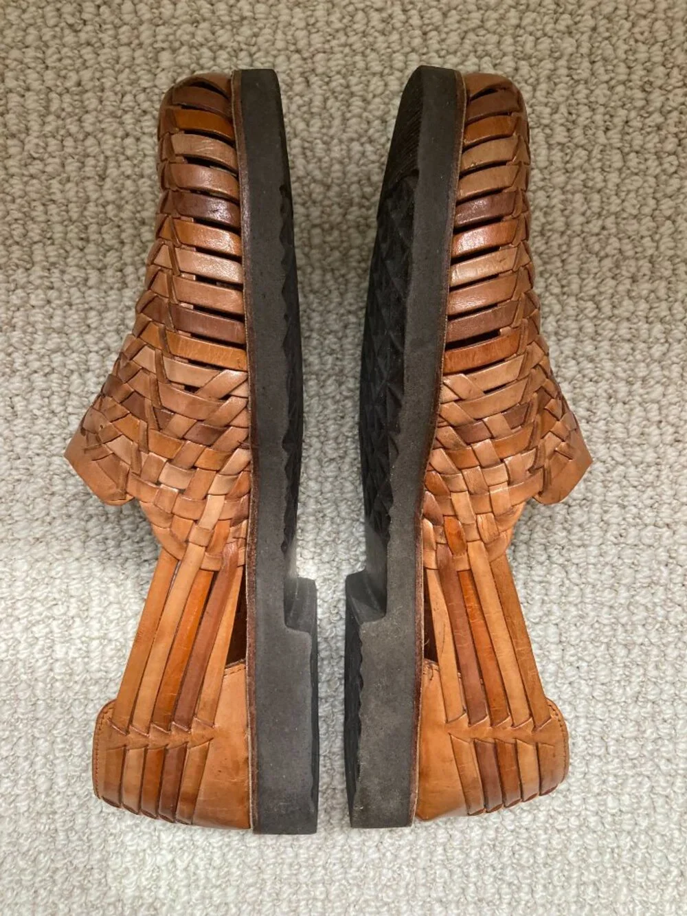 Sunsteps Men's Hand-Woven Leather Huarache Sandal